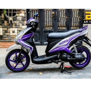 Tem xe Luvias rời tím bạc
