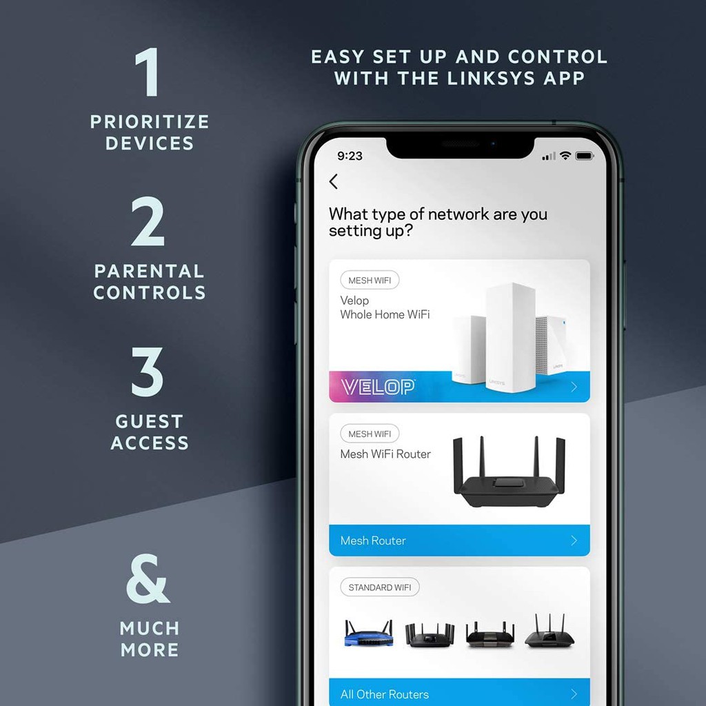 Router WiFi 5 Dual-Band AC1200 Linksys E5600 - Hãng Phân Phối Chính Thức