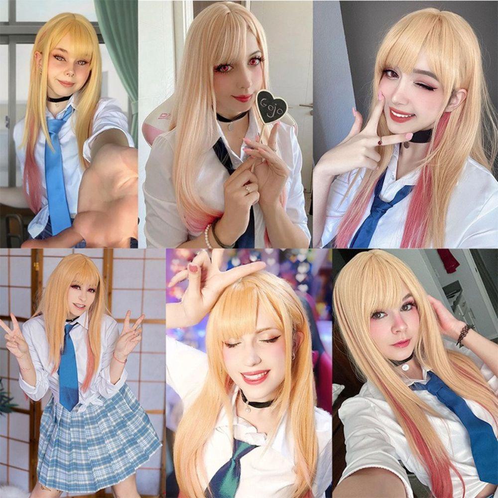 ANEMONE Tóc Giả Cosplay Nhân Vật Marin Kitagawa