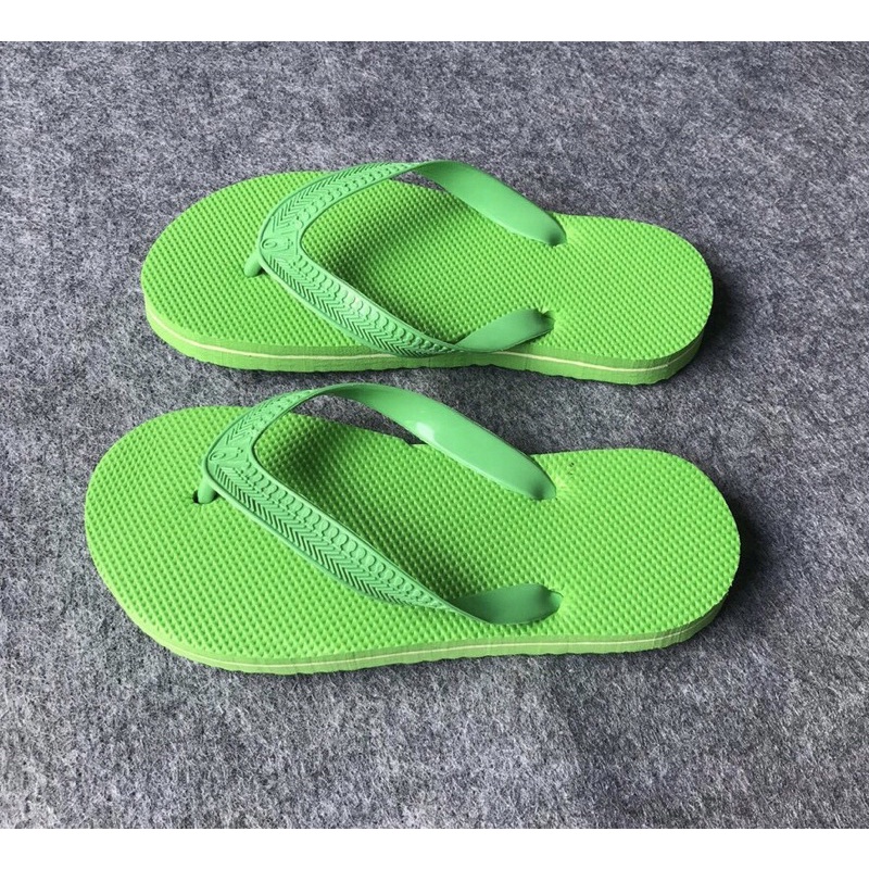 Dép xốp khách sạn màu xanh lá, dép xốp đi trong nhà bền nhẹ