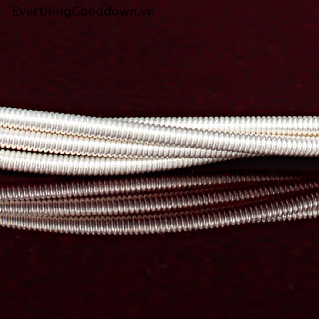 Everthinggooddown Set 6 Dây Đàn Guitar Bằng Nylon Màu Bạc Cho Guitar Cổ Điển