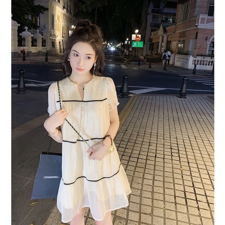 Đầm Thời Trang Mùa Hè Pháp Dành Cho Nữ