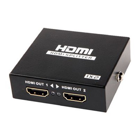 Bộ chia HDMI 1 ra 2 Full HD - Hub HDMI 2 Cổng Kèm Nguồn