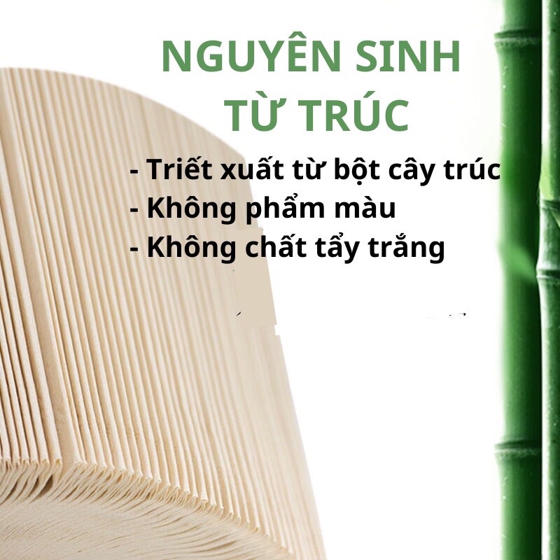 Thùng 30 gói giấy ăn gấu trúc loại đẹp không chất tẩy trắng