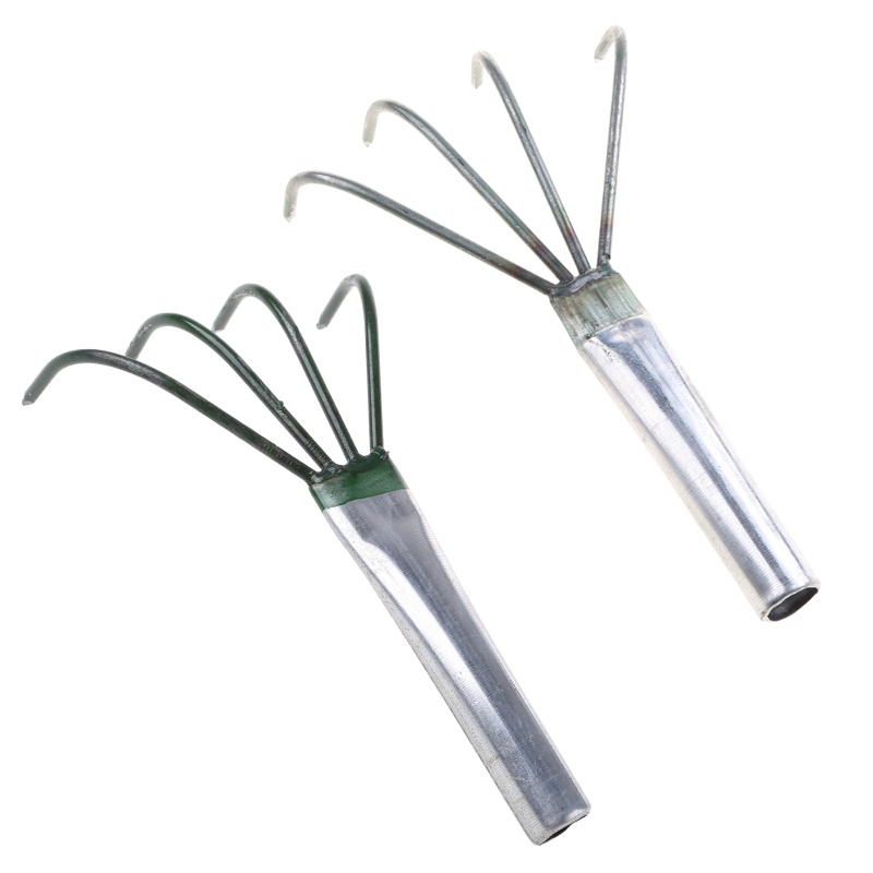 Cây Cà Phê Bằng Thép Carbon Tay Cầm Bốn Răng Nhỏ Tiện Dụng