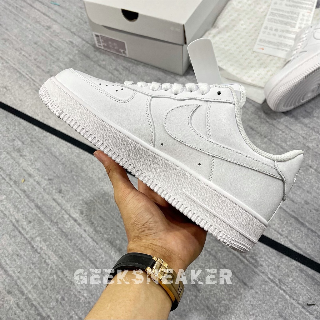 [GeekSneakerZone] BestVersion | BC Factory - Giày Sneaker Air Force 1 - AF1 All White Cổ Thấp