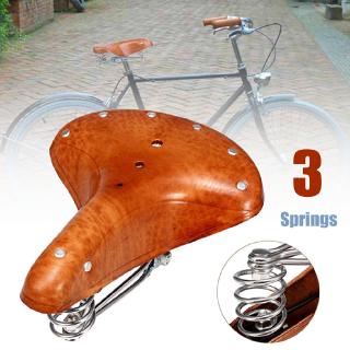 Yên xe đạp chất liệu da phong cách cổ điển