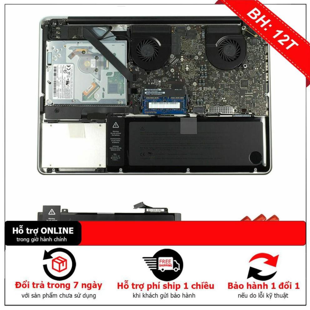 [BH12TH] Pin ZIN MacBook Pro A1278 13,3 13&quot; 2009, 2010 2011 2012 A1322 Zin