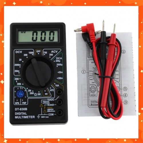 [Chất Lượng Tốt] Đồng hồ đo vạn năng DT-830B Kèm pin