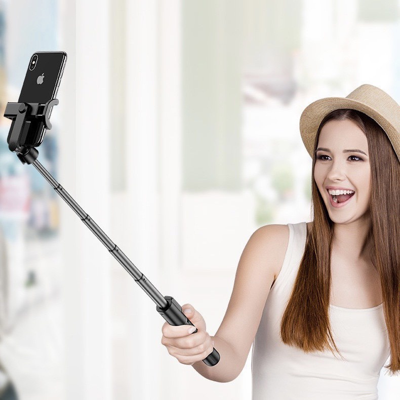 Gậy Selfie CYKE M12 bluetooth kiêm chân đế điện thoại 70cm
