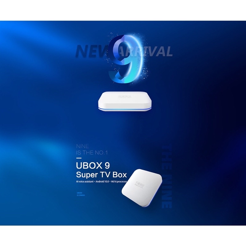 UBOX GEN 9- UBOX 10 - 4G+64G Xem Phim, Truyền Hình Quốc Tế Nhật, Hàn, Trung, Đài Loan Miễn Phí