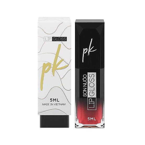 Son Nước LipGloss PK Phấn Nụ Hoàng Cung màu Đỏ Cherry/ Hồng Ruby/ Cam Đất