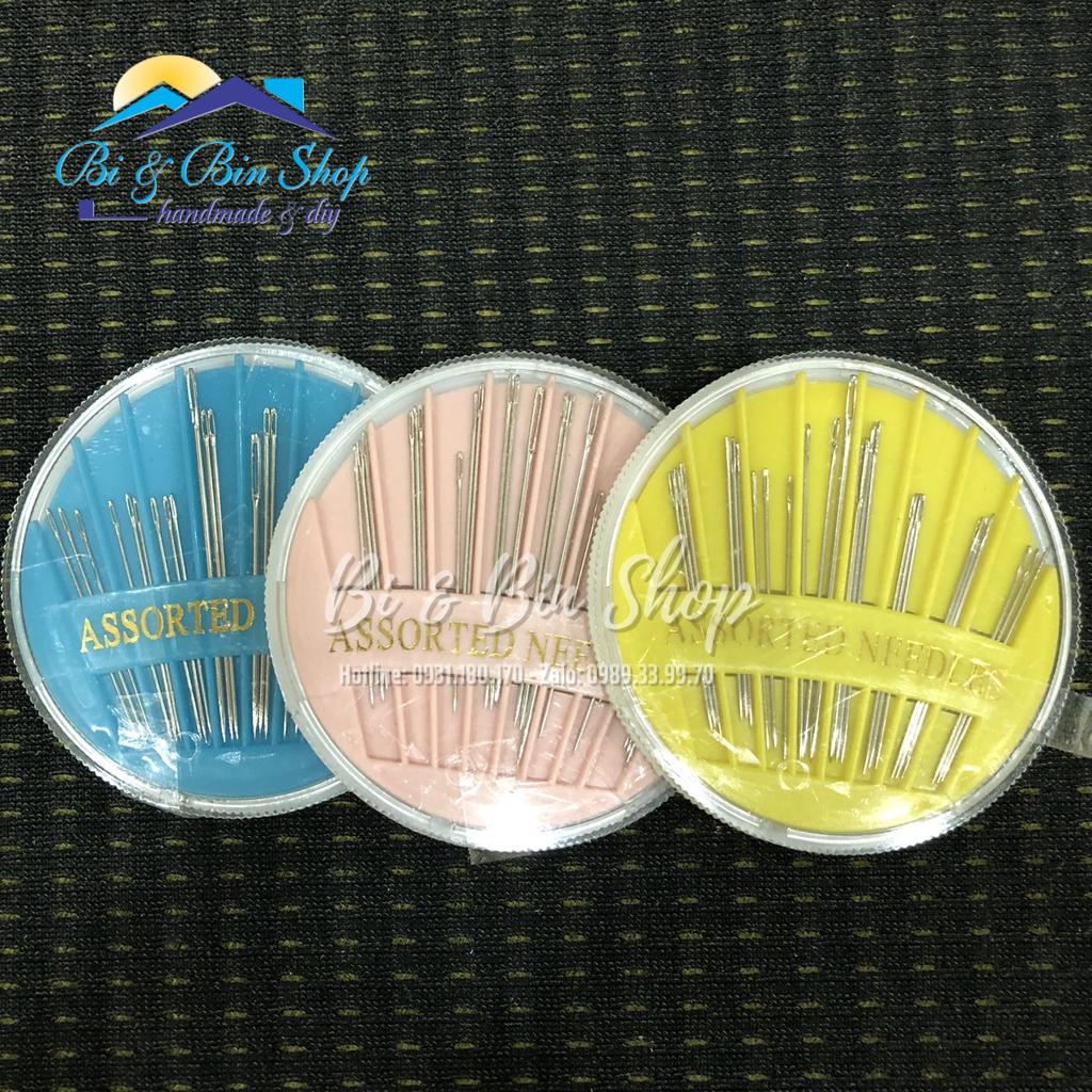 Hộp 24 Kim ASSORTED NEEDLES Kim Thêu Đa Năng Nhiều Kích Cỡ Dễ Sử Dụng Thêu Thùa May Vá