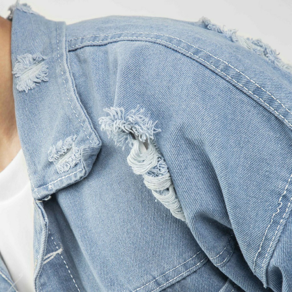 ÁO KHOÁC JEAN PHỐI CHỮ CAO CẤP, ÁO KHOÁC NAM TRẺ TRUNG NĂNG ĐỘNG CÁ TÍNH