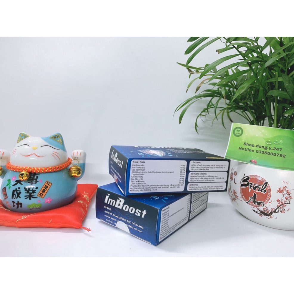 ✅ IMBOOST tăng cường miễn dịch, phòng chống bệnh, chống mệt mỏi do làm việc cường độ cao