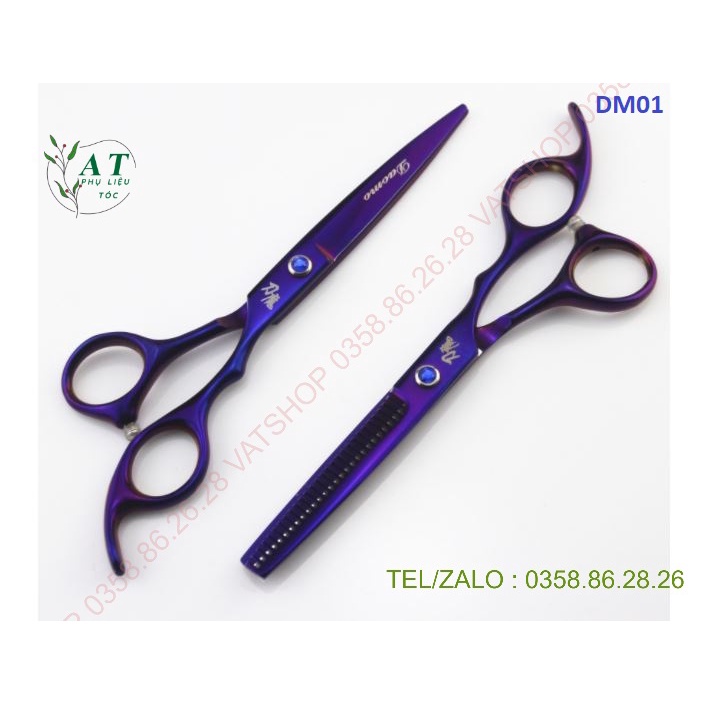 Bộ kéo cắt tóc Daomo 6.0  VAT013 nhiều màu sắc- Tặng lươc,chỉnh kéo khi mua 1 bộ.