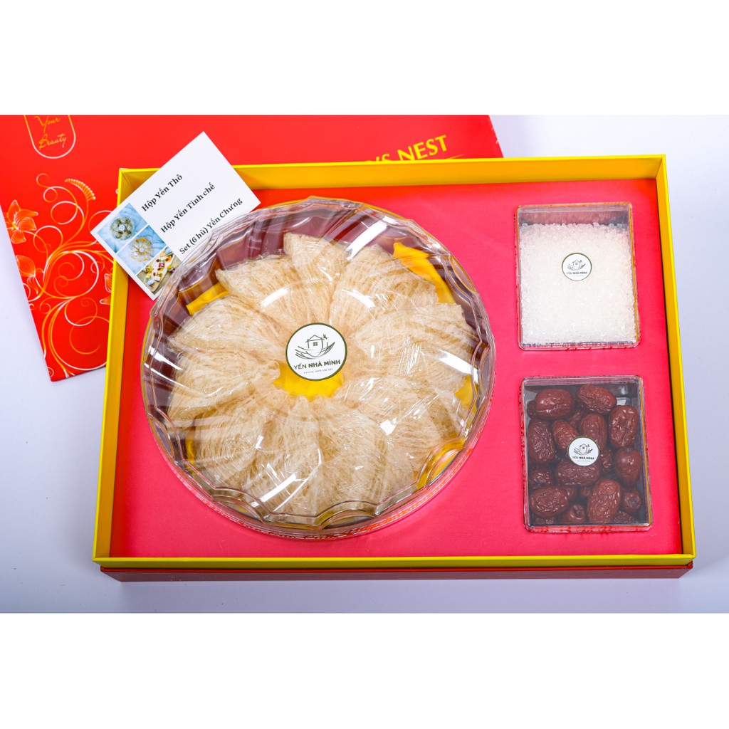 [Yến Nhà Nuôi ] 100G YẾN SÀO TINH CHẾ SỢI (10-12 tổ)// 100g ORGANIC BIRD NEST 100% PURE