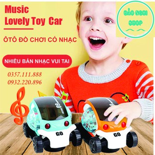 ĐỒ CHƠI Ô TÔ CẢM BIẾN CHUYỂN HƯỚNG, PHÁT NHẠC, PHÁT SÁNG