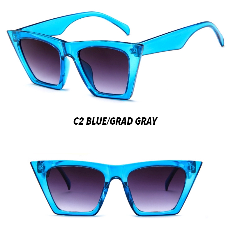 Kính Mát Mắt Mèo Phong Cách Retro Cho Nữ