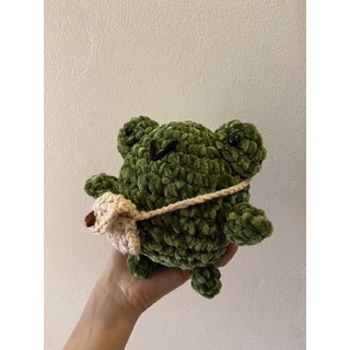 Ếch Con Đeo Túi Crochet Handmade 🐸💚