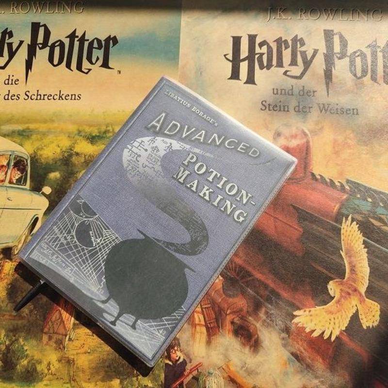 Sổ Ghi Chép Khổ A5 In Hình Harry Potter Đáng Yêu
