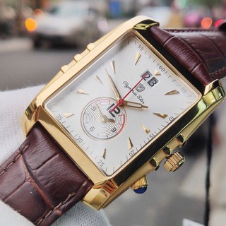 Đồng hồ Olympia Star Nam OPA58031 dây da Fullbox chính hãng OP