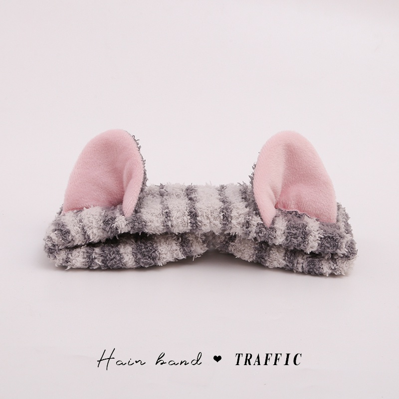 Băng đô hình tai thỏ / tai gấu / cặp sừng phong cách Hàn Quốc dễ thương