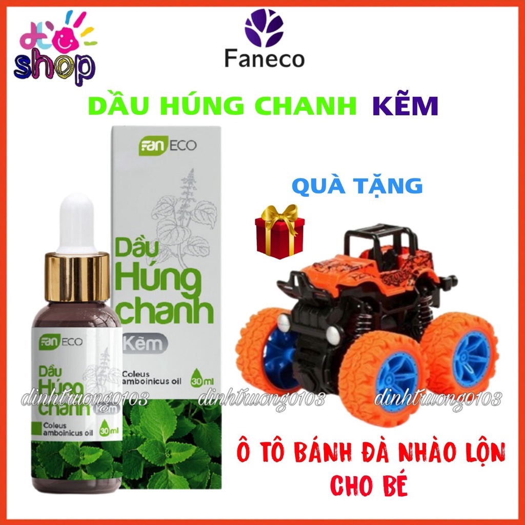 DẦU HÚNG CHANH KẼM faneco, TINH DẦU HÚNG CHANH 30ml [CHÍNH HÃNG-mẫu 2022]
