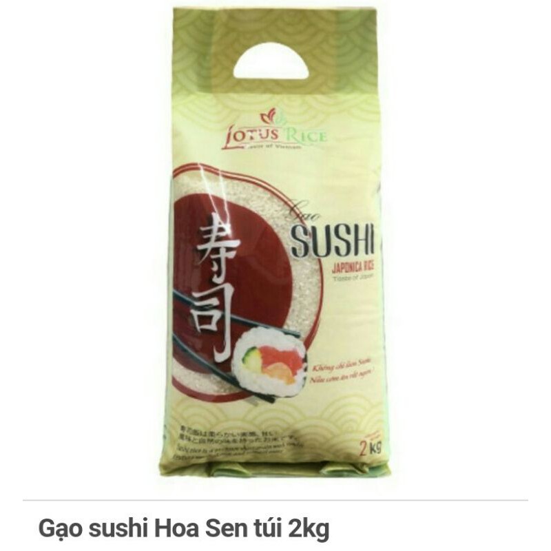 Gạo sushi Hoa Sen túi 2kg