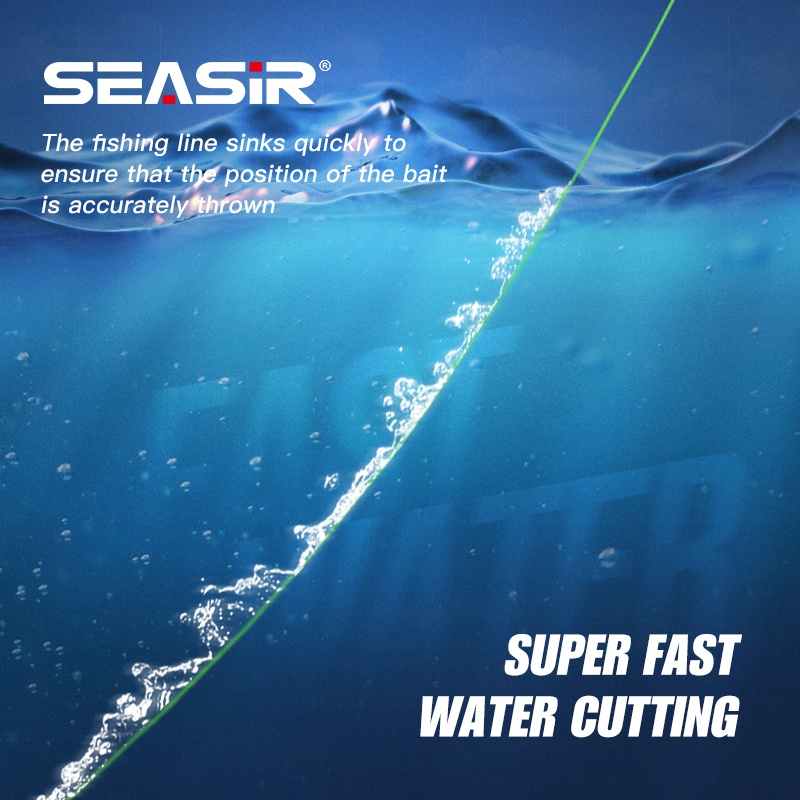 Dây câu chính SEASIR X4 100m bằng PE siêu nhỏ nhiều sợi bện nâng cấp YGK G-SOUL siêu chắc độ bền cao Nhật Bản