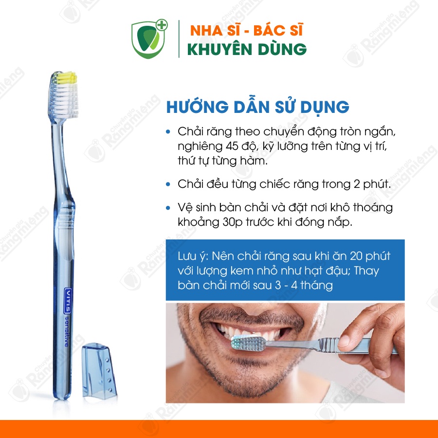 Bàn Chải Đánh Răng Dành Cho Tình Trạng Răng Ê Buốt Vitis Sensitive Campaign