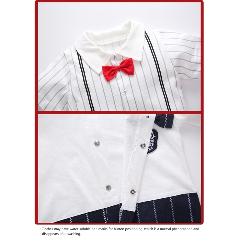 Bộ Áo Liền Quần 100% Cotton Tay Ngắn Thoáng Khí Thời Trang Mùa Hè Cho Bé Sơ Sinh