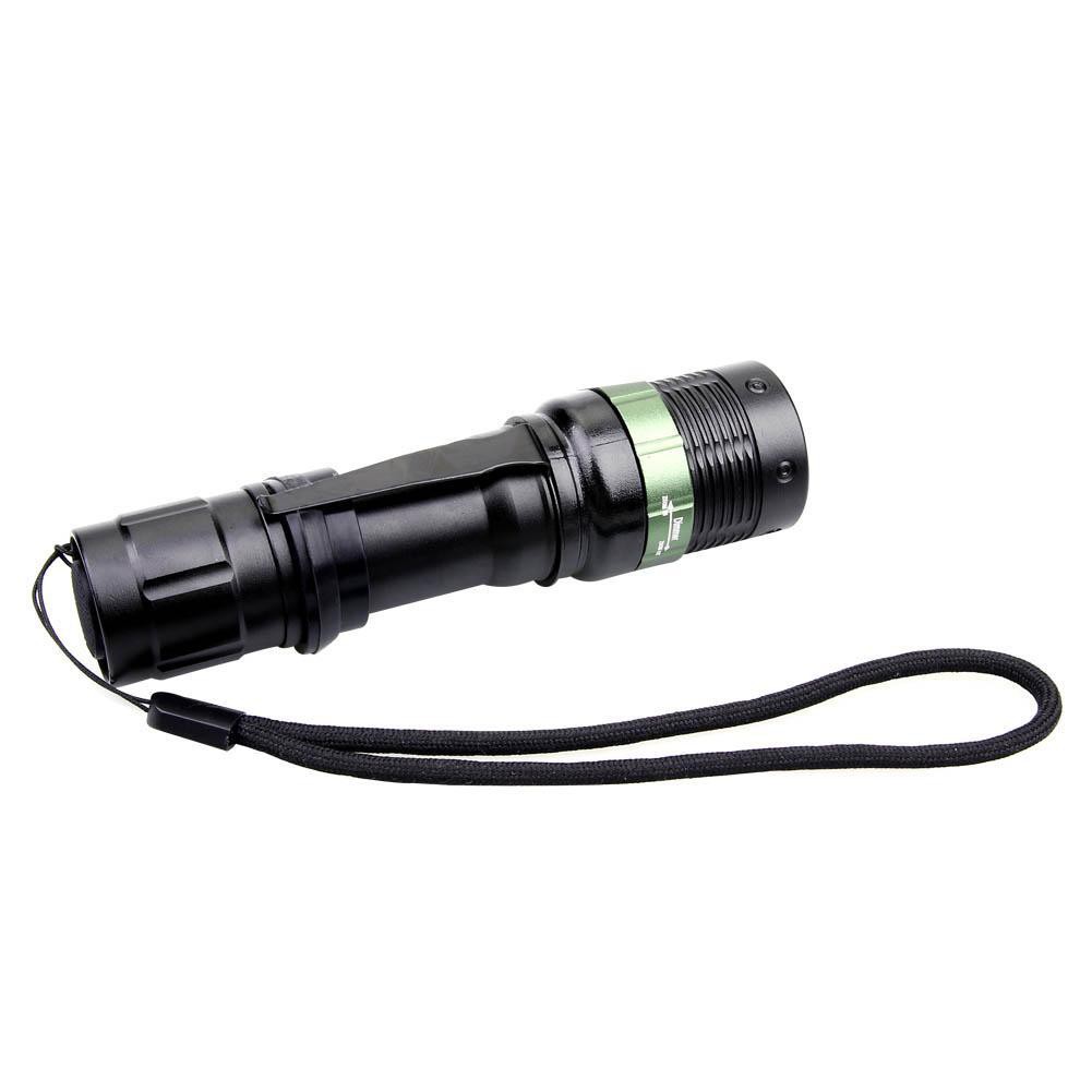 6000 LM Zoom CREE XML T6 LED Flashlight 18650 Battery Lamp+Li-ion AC CharER