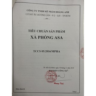 XÀ PHÒNG ASA 100G