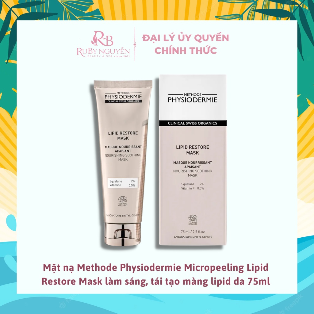 [CÔNG TY] Mặt nạ Methode Physiodermie Micropeeling Lipid Restore Mask làm sáng, tái tạo màng lipid
