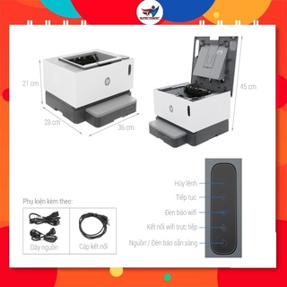 Máy in laser trắng đen HP Neverstop 1000W (4RY23A)