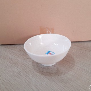 Chén Cơm Nhựa Malamine Vân Đá Kem