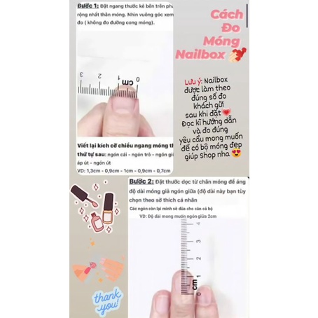 { NHƯ VIDEO }Nailbox thiết kế xanh đính ngọc trái tim