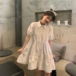 [ORDER] VÁY BABYDOLL CỔ SƠ MI
