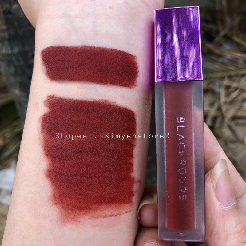 son black rouge a12 dashed brown - đỏ nâu gạch chất son đẹp lì ( Handmade ) | Thế Giới Skin Care