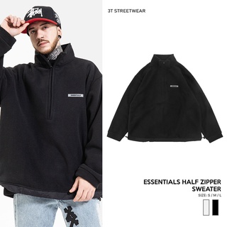 Áo Sweater Lông Cừu Essentials | Essentials Half Zipper Sweater