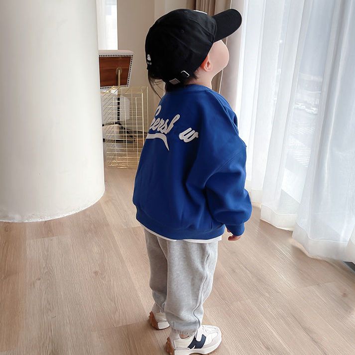 Bộ Đồ Dài Tay Hai Món Thời Trang Xuân Thu Cho Nam Nữ