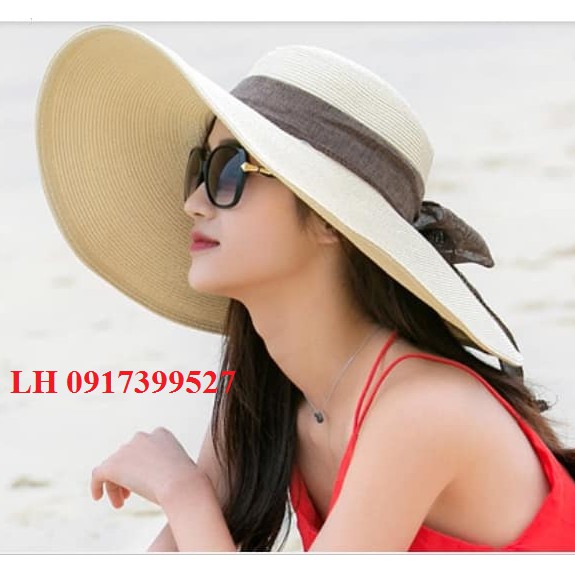 Nón rộng vành đi biển, mũ rộng vành đi biển
