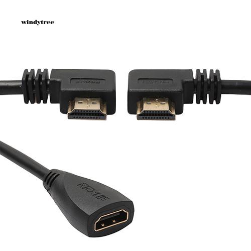 Cáp kết nối HDMI đầu cong trái/phải 90 độ chiều dài 30cm