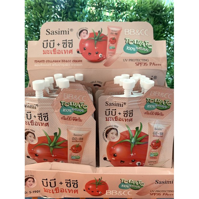 COMBO 2 TÚI BB CREAM TOMATO BB & CC CHỐNG NẮNG SPF 35 | BigBuy360 - bigbuy360.vn