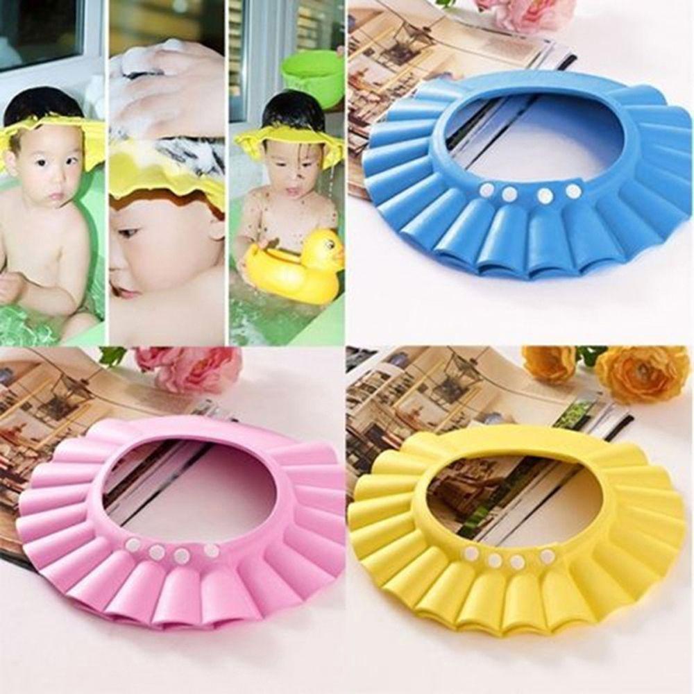 1 Mũ Trùm Đầu Khi Tắm Mềm Mại Bảo Vệ Tóc Khi Gội Đầu Cho Bé