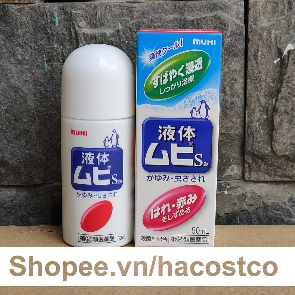 Lăn Bôi Muỗi Đốt Và Côn Trùng Cắn Muhi Chim Cánh Cụt 50ml - Kem muỗi Muhi