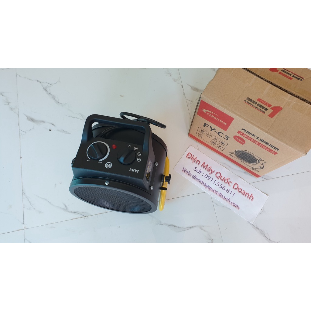 Máy sưởi ấm 3kw - phát nhiệt bằng gốm ceramic