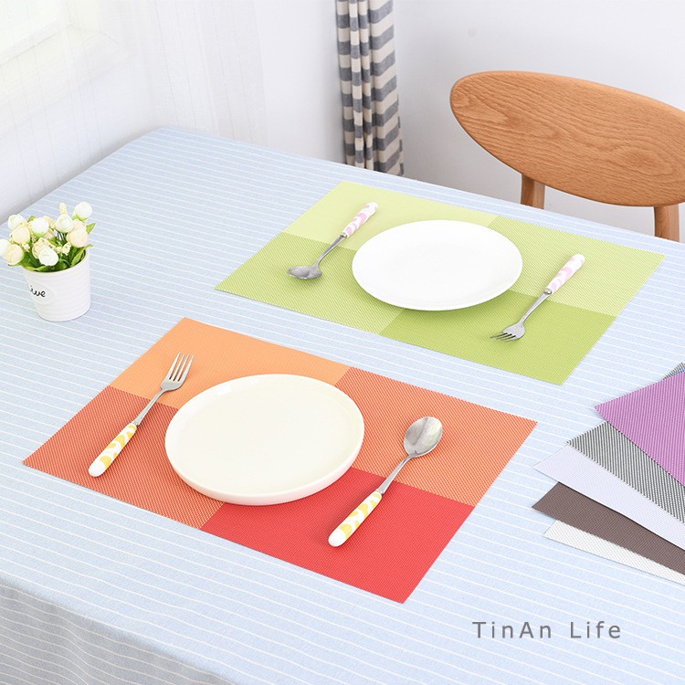 Khăn Trải Bàn Ăn, Miếng Lót Chén Dĩa Cách Nhiệt Phong Cách Hiện Đại (Loại Tốt)