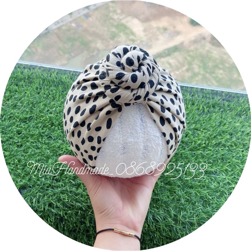 MŨ TURBAN CHO BÉ RẺ ĐẸP CHẤT COTTON MỀM MỊN